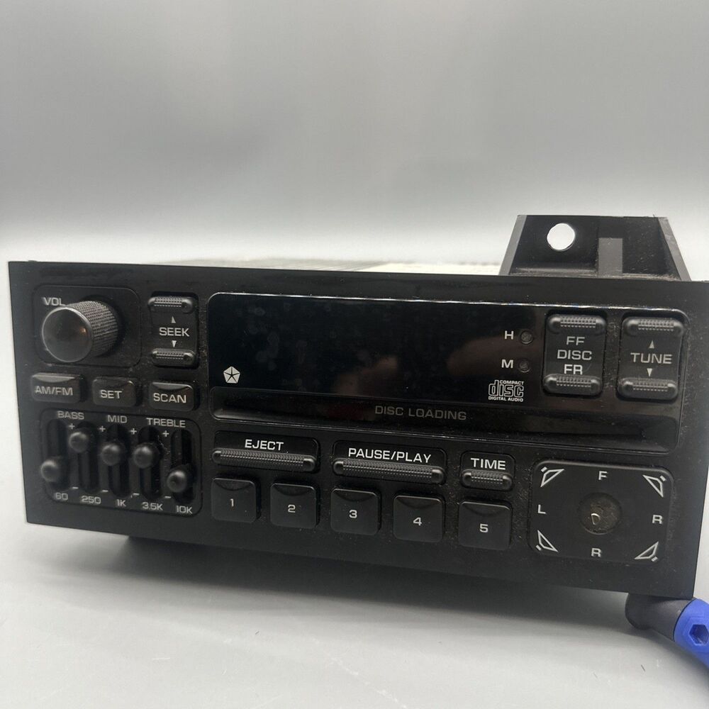 Chrysler, Dodge, JEEP ‘92 To ‘02 AM FM 5 Band EQ Radio Cd Player 56006338 Japan